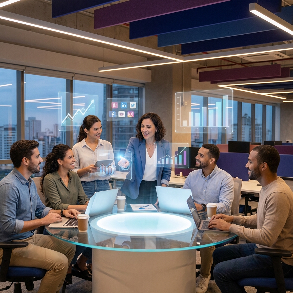 Creative team meeting